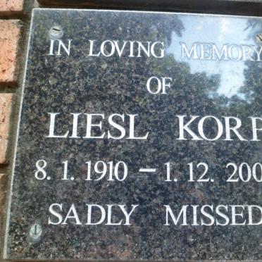 KORP Liesl 1910-2000