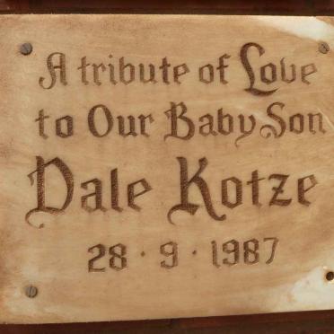 KOTZE Dale -1987