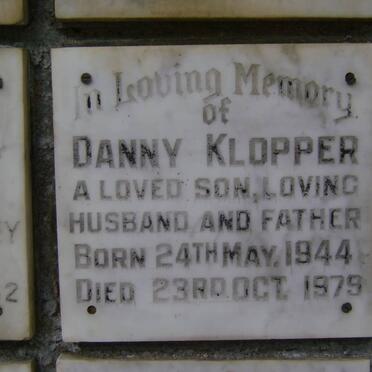 KLOPPER Danny 1944-1979
