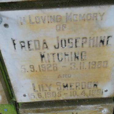 KITCHING Freda Josephine 1928-1980 :: SMERDON Lily 1905-1991