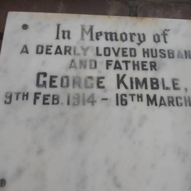 KIMBLE George 1914-1971