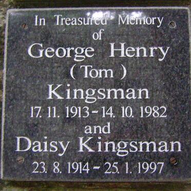 KINGSMAN George Henry 1913-1982 &amp; Daisy 1914-1997