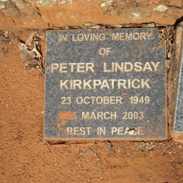 KIRKPATRICK Peter Lindsay 1949-2003