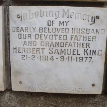 KING Herbert Samuel 1914-1977