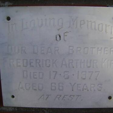 KIRK Frederick Arthur -1977