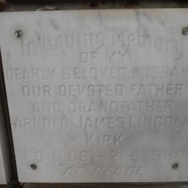 KIRK Arnold James Lincoln 1908-1980