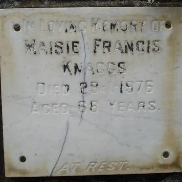 KNAGGS Maisie Francis -1976