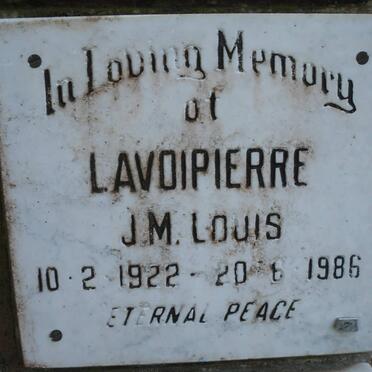 LAVOIPIERRE J.M. Louis 1922-1986
