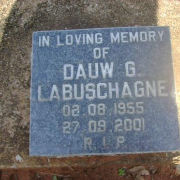 LABUSCHAGNE Dauw G. 1955-2001