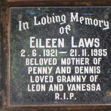 LAWS Eileen 1921-1985