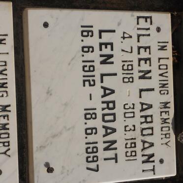 LARDANT Len 1912-1997 &amp; Eileen 1918-1991