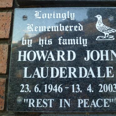 LAUDERDALE Howard John 1946-2003