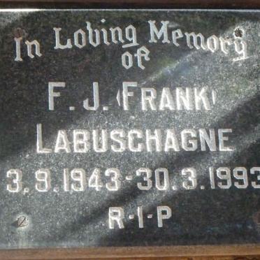 LABUSCHAGNE F.J. 1943-1993