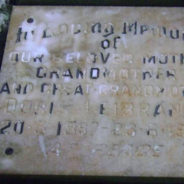 LEIBRANDT Doris 1897-1979