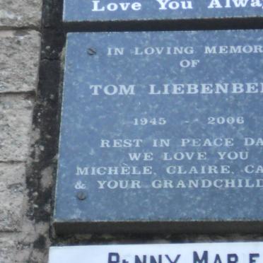 LIEBENBERG Tom 1945-2006