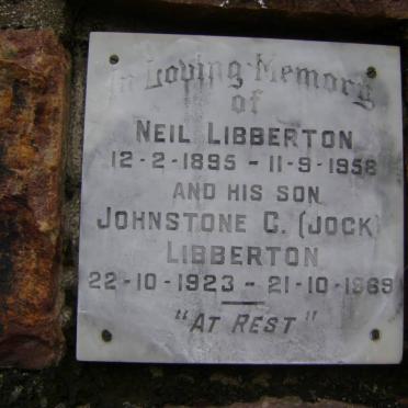 LIBBERTON Neil 1895-1958 &amp; Helen 1894-1987 :: LIBBERTON Johnstone C. 1923-1969