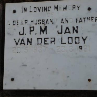 LOOY J.P.M., van der 1937-1991