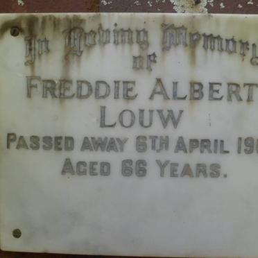 LOUW Freddie Albert -1969