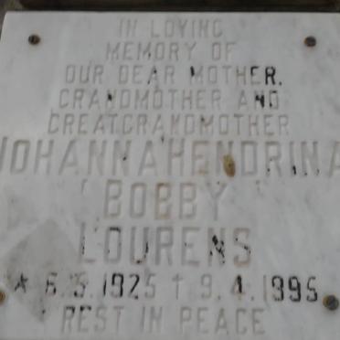 LOURENS Johanna Hendrina 1925-1995