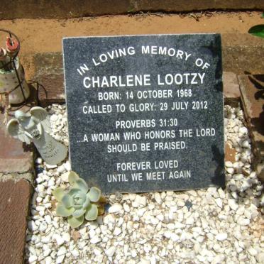 LOOTZY Charlene 1968-2012