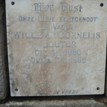 LOUTER  Willem Cornelis 1890-1968