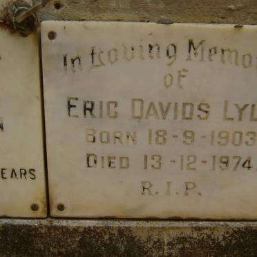 LYLE Eric Davids 1903-1974