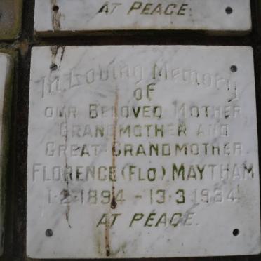 MAYTHAM Florence 1894-1984