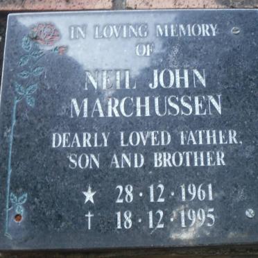 MARCHUSSEN Neil John 1961-1995