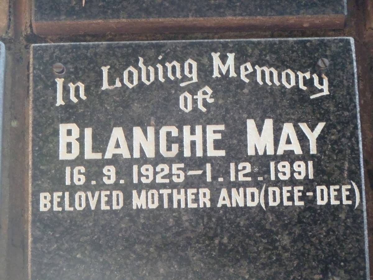 MAY Blanche 1925-1991