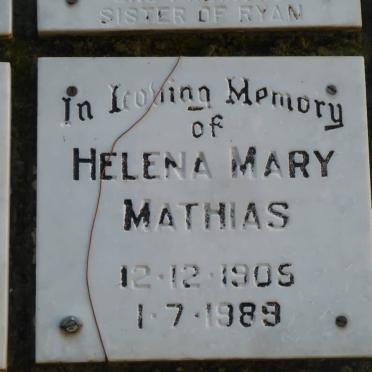 MATHIAS Helena Mary 1905-1989