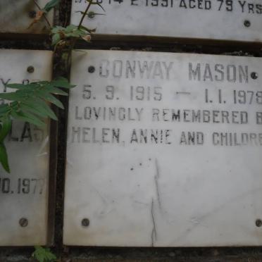 MASON Conway 1915-1978