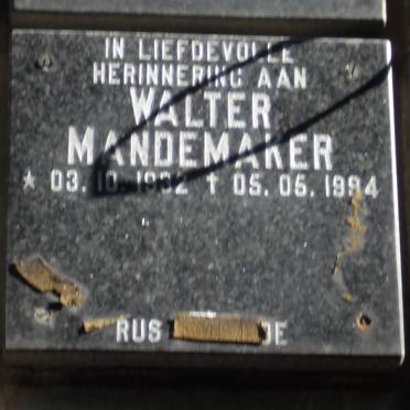 MANDEMAKER Walter 1932-1994