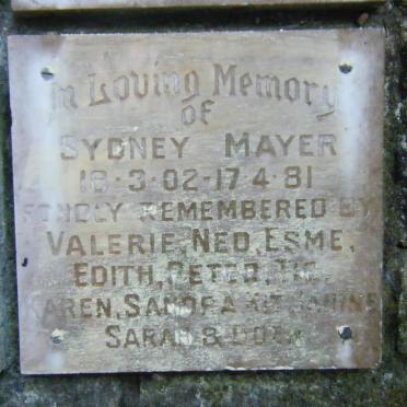 MAYER Sydney 1902-1981