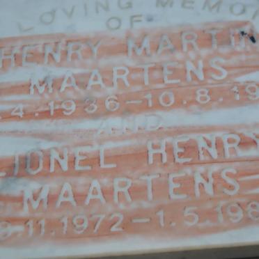 MAARTENS Henry Martin 1936-1988 :: MAARTENS Lionel Henry 1972-1989