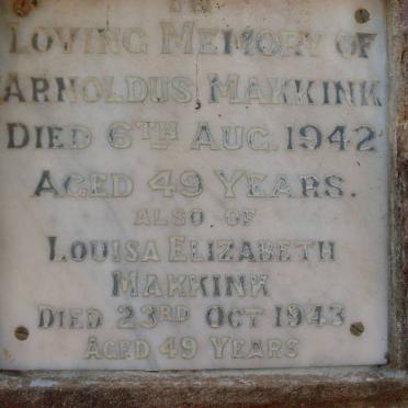 MAKKINK Arnoldus -1942 &amp; Louisa Elizabeth -1943
