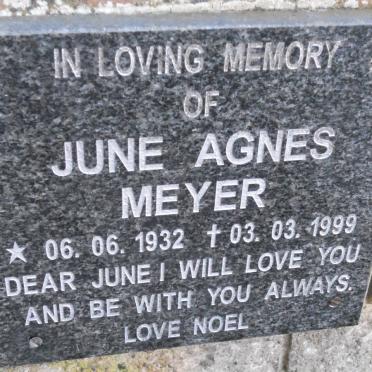 MEYER June Agnes 1932-1999