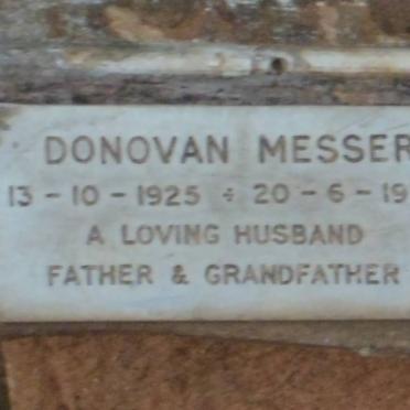 MESSER Donovan 1925-1970