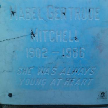 MITCHELL Mabel Gertrude 1902-1986
