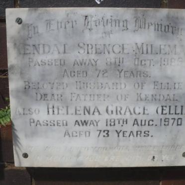 MILEMAN Kendal Spence -1965 &amp; Helena Grace -1970