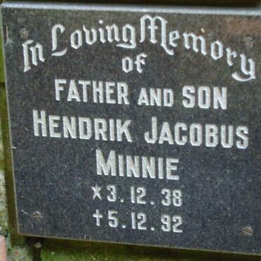 MINNIE Hendrik Jacobus 1938-1992