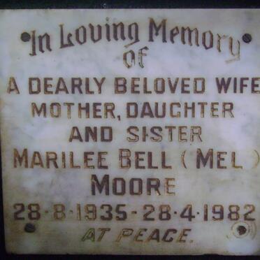 MOORE Marilee Bell 1935-1982