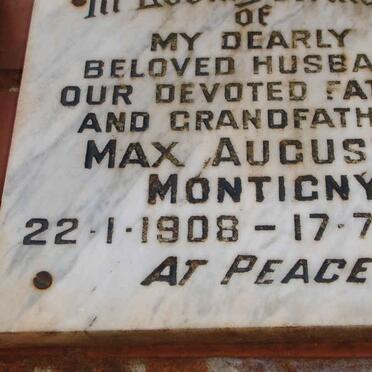 MONTIGNY Max Auguste 1908-1980