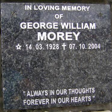 MOREY George William 1928-2004