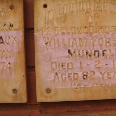 MUNDELL William Forsyth -1975