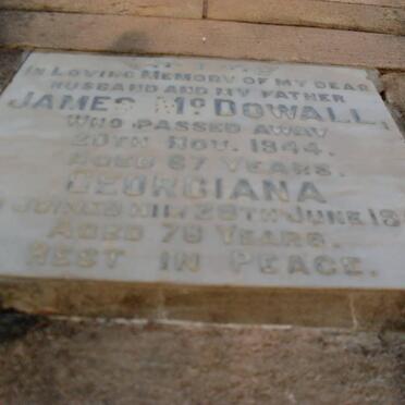 McDOWALL James -1944 &amp; Georgiana -1955