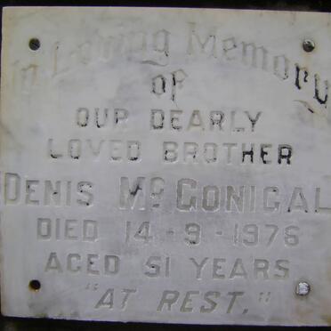 McGONIGAL Denis -1976