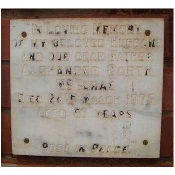 Mc ILRAE Alexander Garth 1908-1975