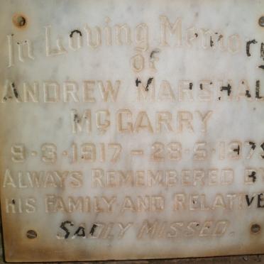 McGARRY Andrew Marshall 1917-1979