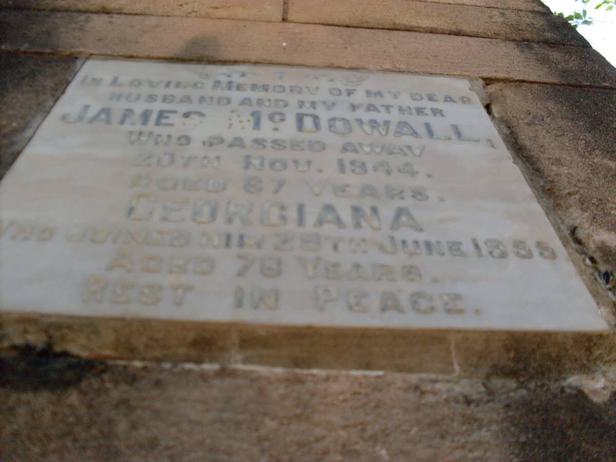 McDOWALL James -1944 &amp; Georgiana -1955