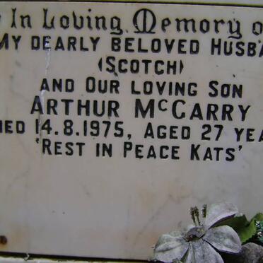 McGARRY Arthur -1975